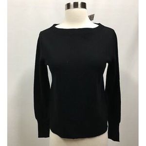 J.Crew boat neck black sweater